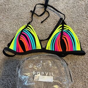 Popvil neon bikini top